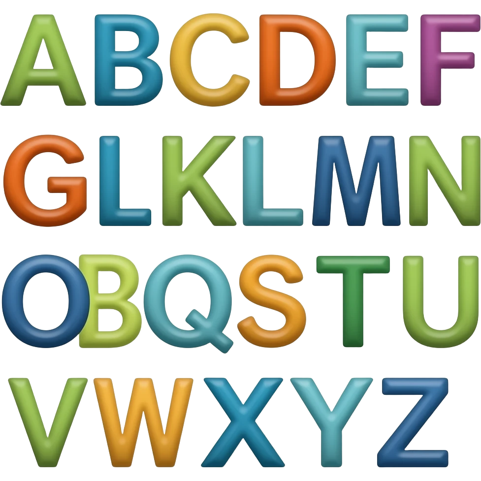 ABCDEFGHIJKLMNOPQRSTUVWXYZ emoji