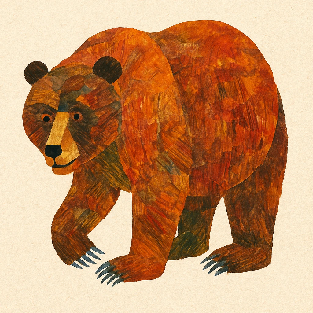 Eric carle grizzly bear emoji