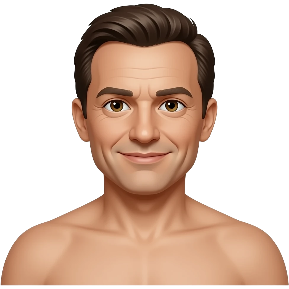 Macron tout nue emoji
