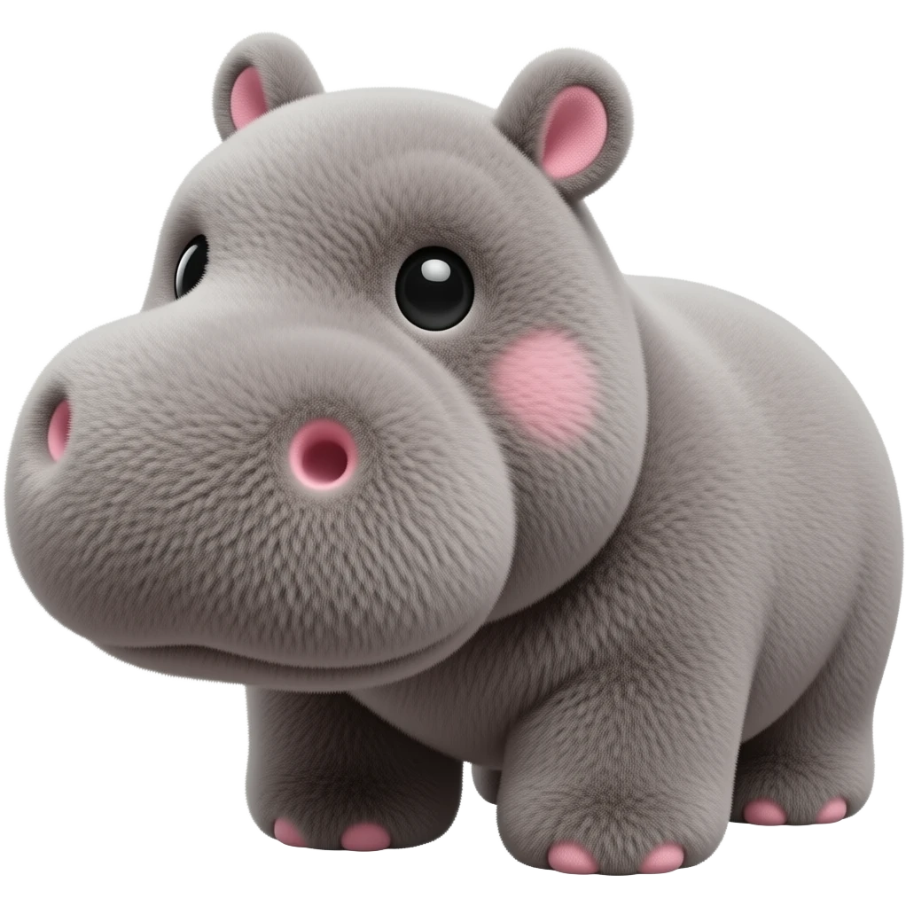 hippo stuffed animal emoji