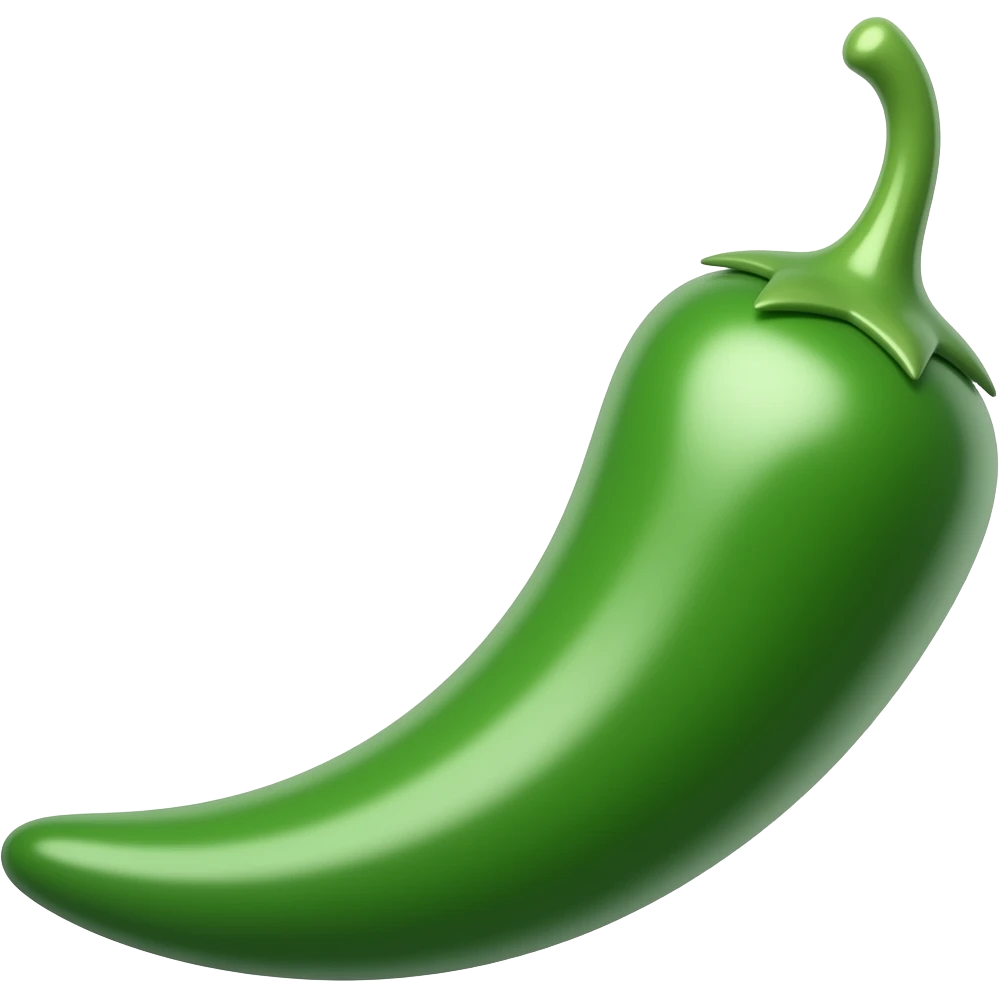 Hari mirchi emoji