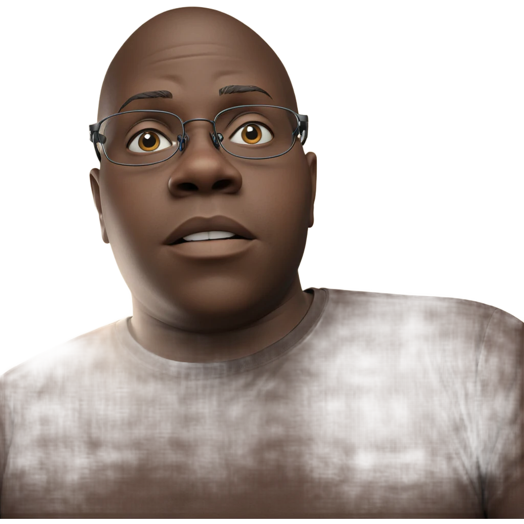 boy with glasses staring ahead emoji