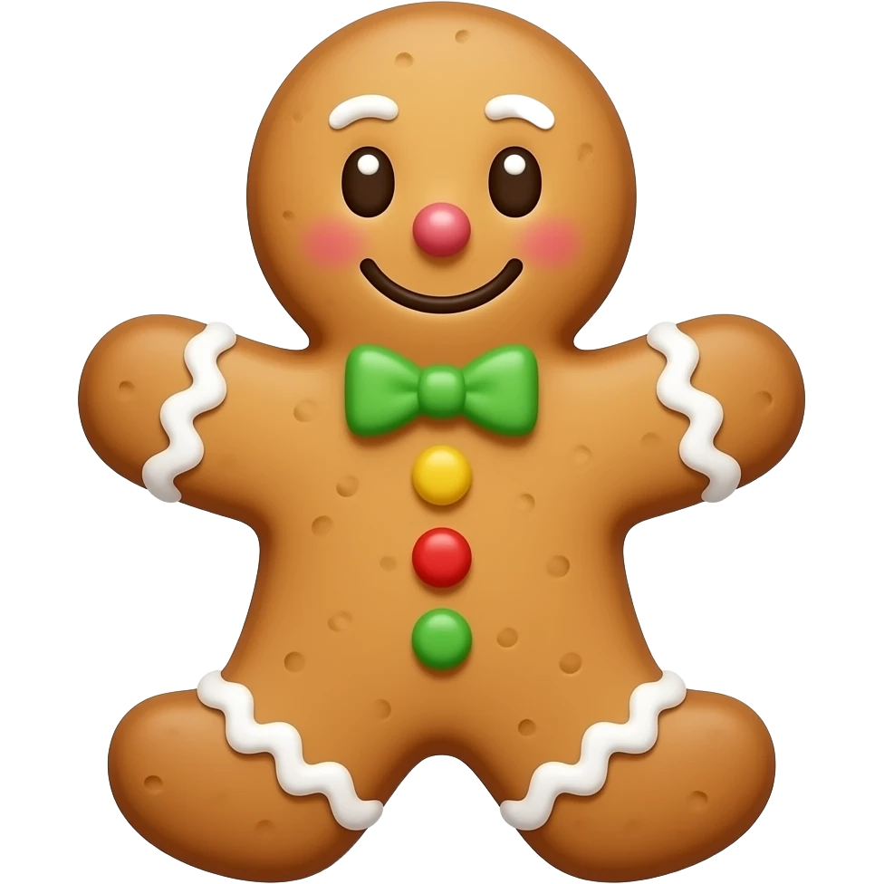 gingerbread emoji