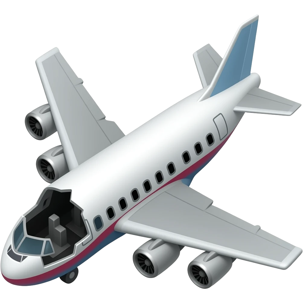 ACCIDENTE DE AVION emoji