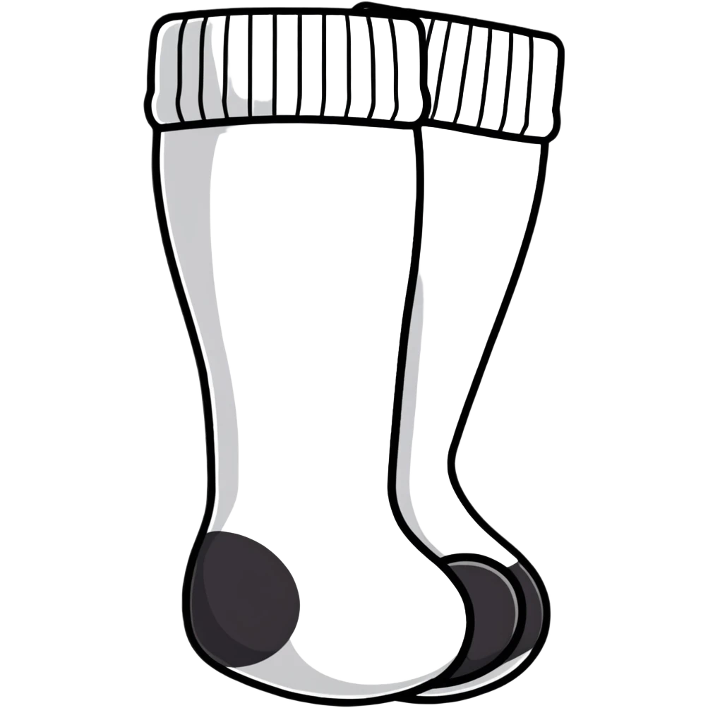 Smelly Black Sock emoji