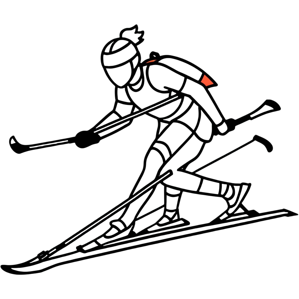 Biathlonist emoji