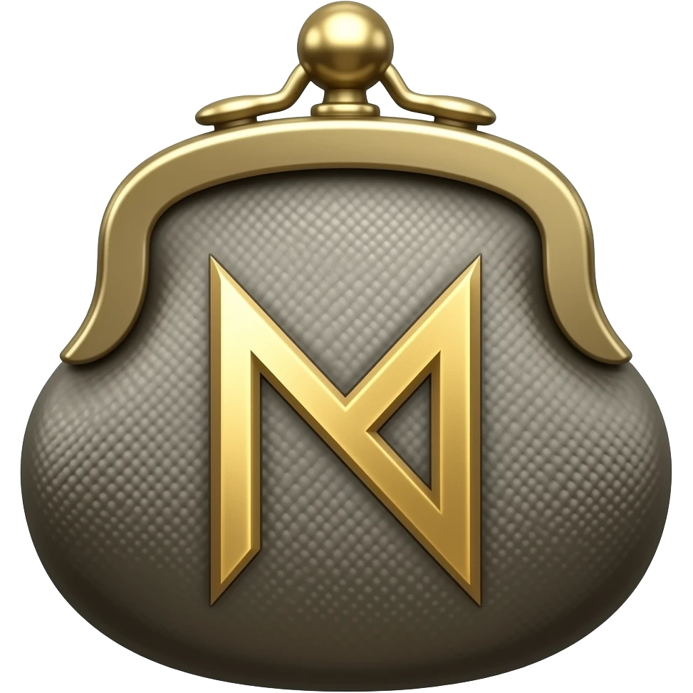 Viking money pouch viking symbol emoji