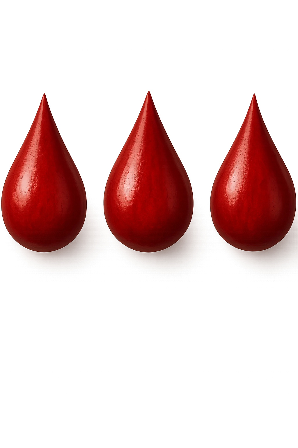 3 gocce di sangue 3d emoji