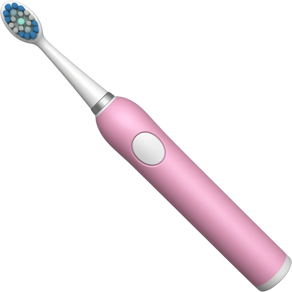 light pink, electric toothbrush emoji