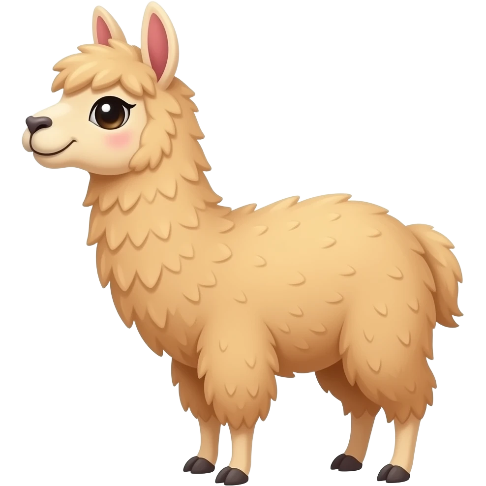 Cartoon llama emoji