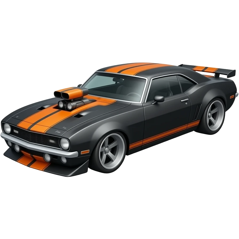 A long drag car hotwheels style emoji