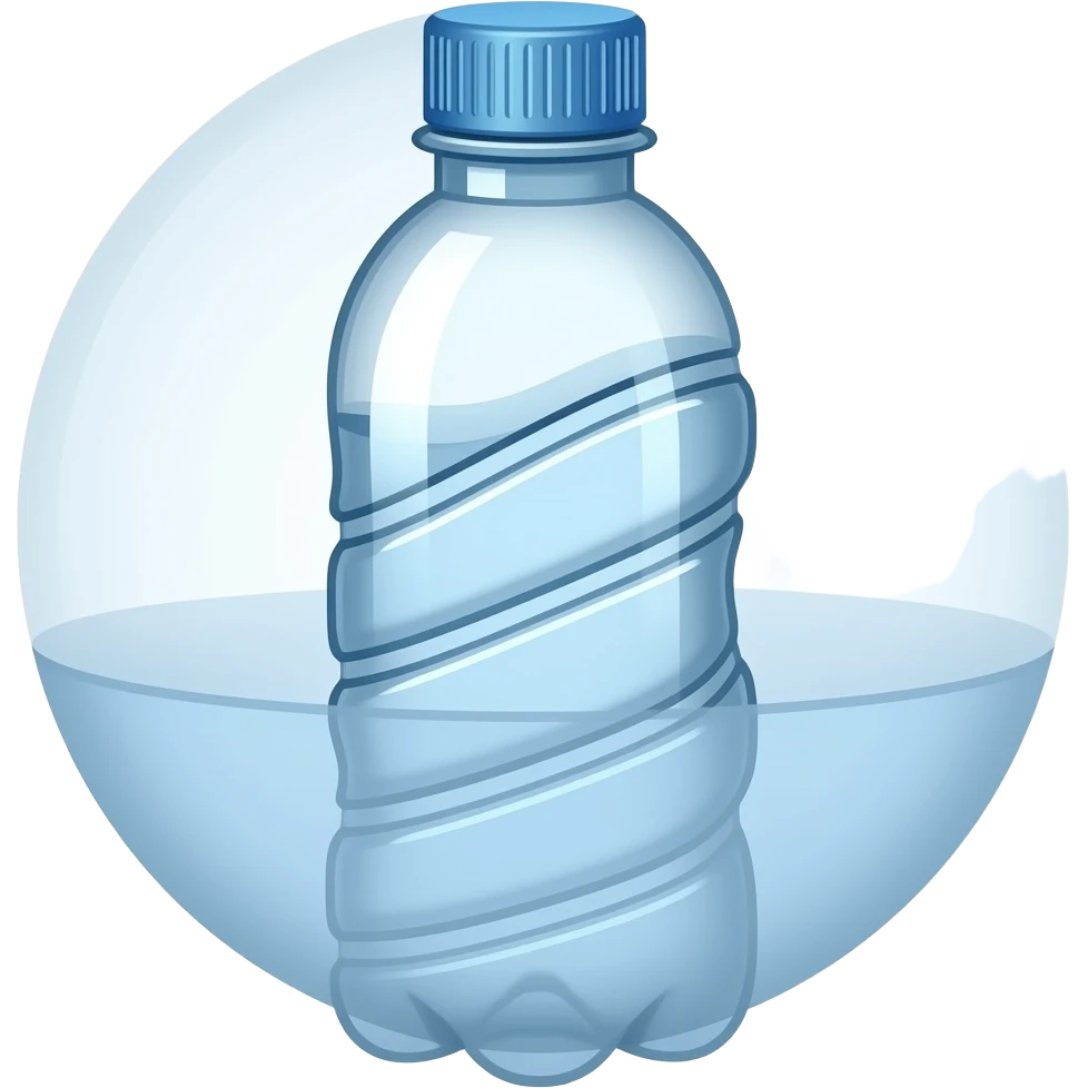 Garrafa de agua emoji