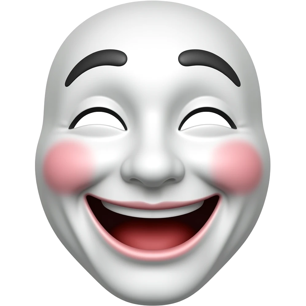 Comedy mask that is happy emoji
