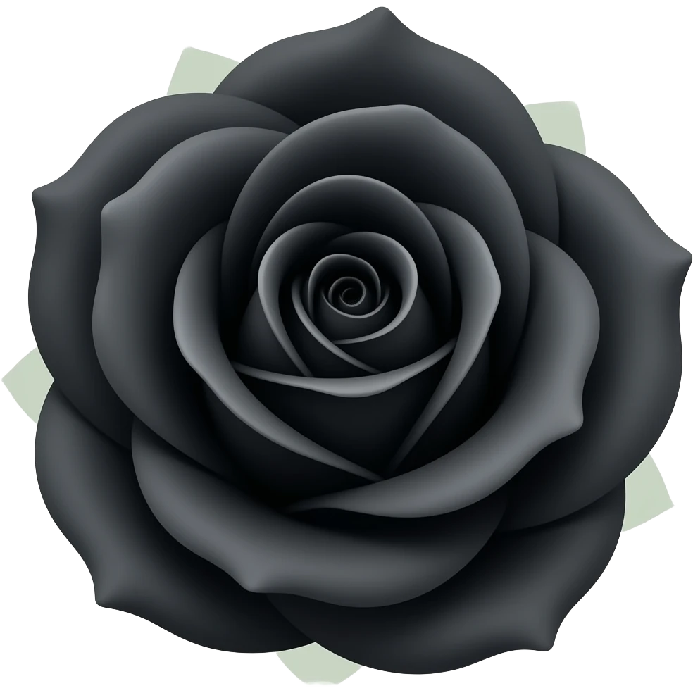 black rose emoji