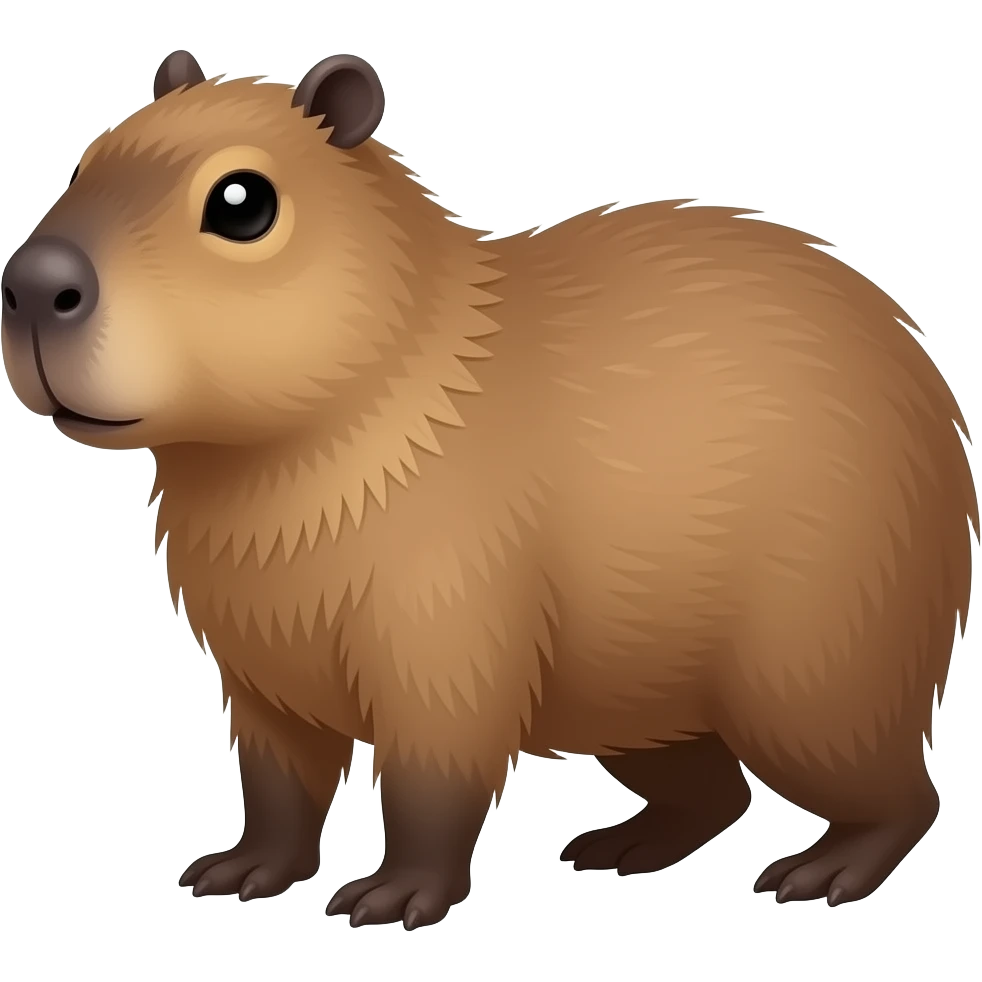 Buff capybara emoji