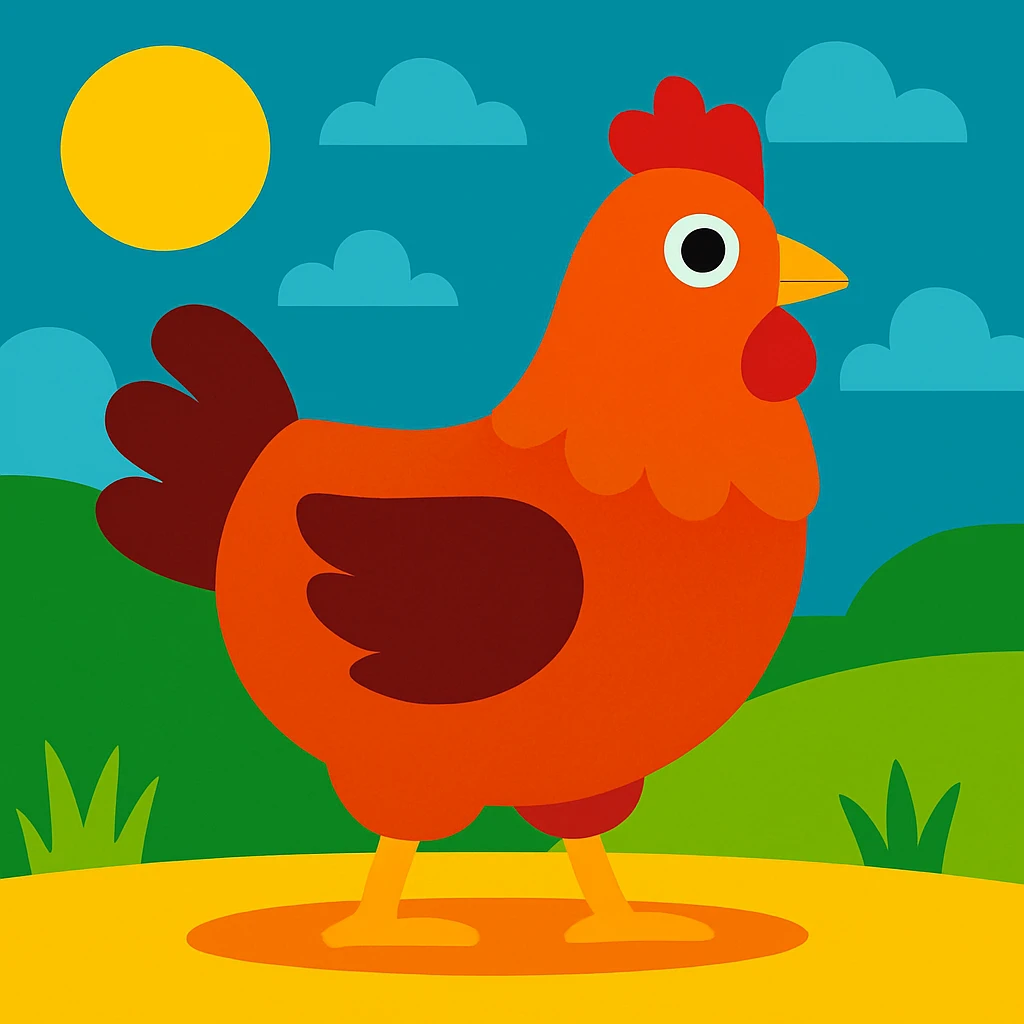 Hen emoji