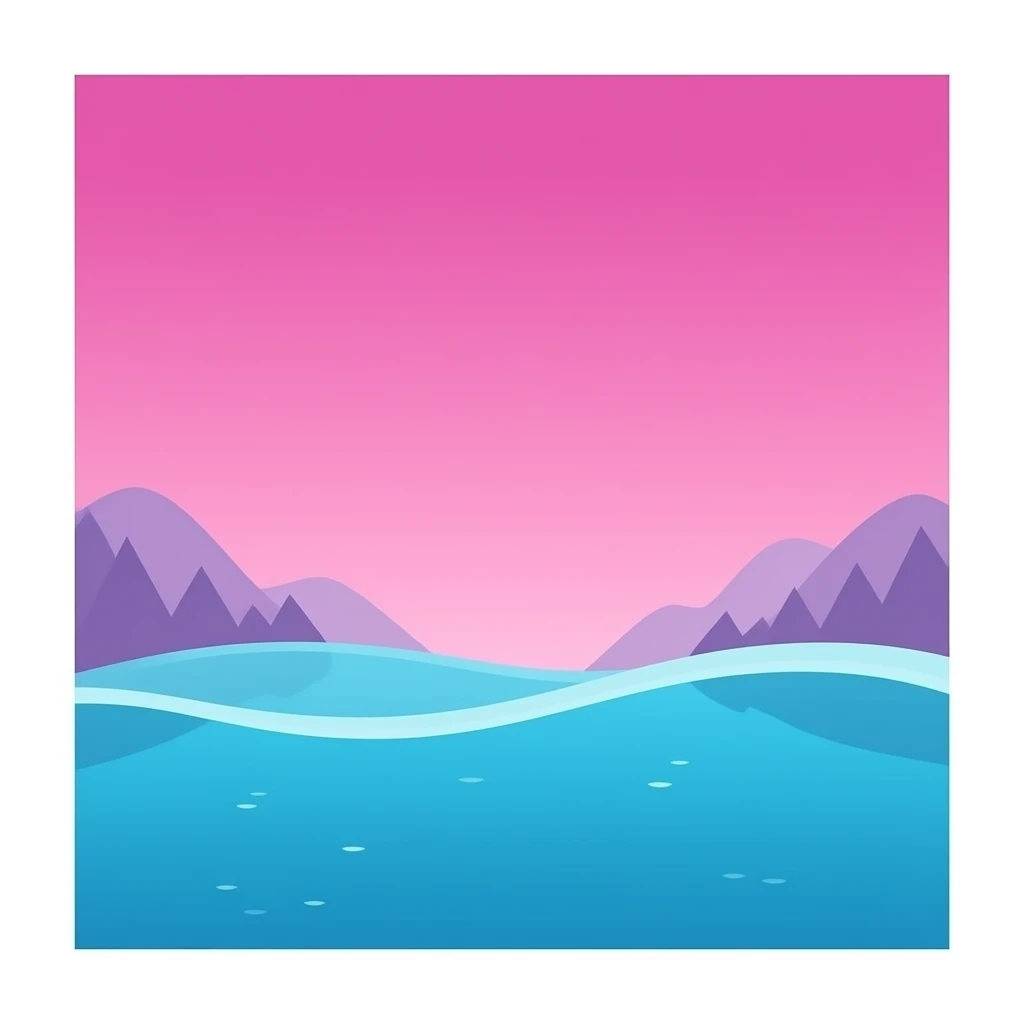 Fammi uno sfondo stupendo ma a scelta tua che deve essere rosa fucsia vede Acqua azzurra e lilla dell'iPhone emoji