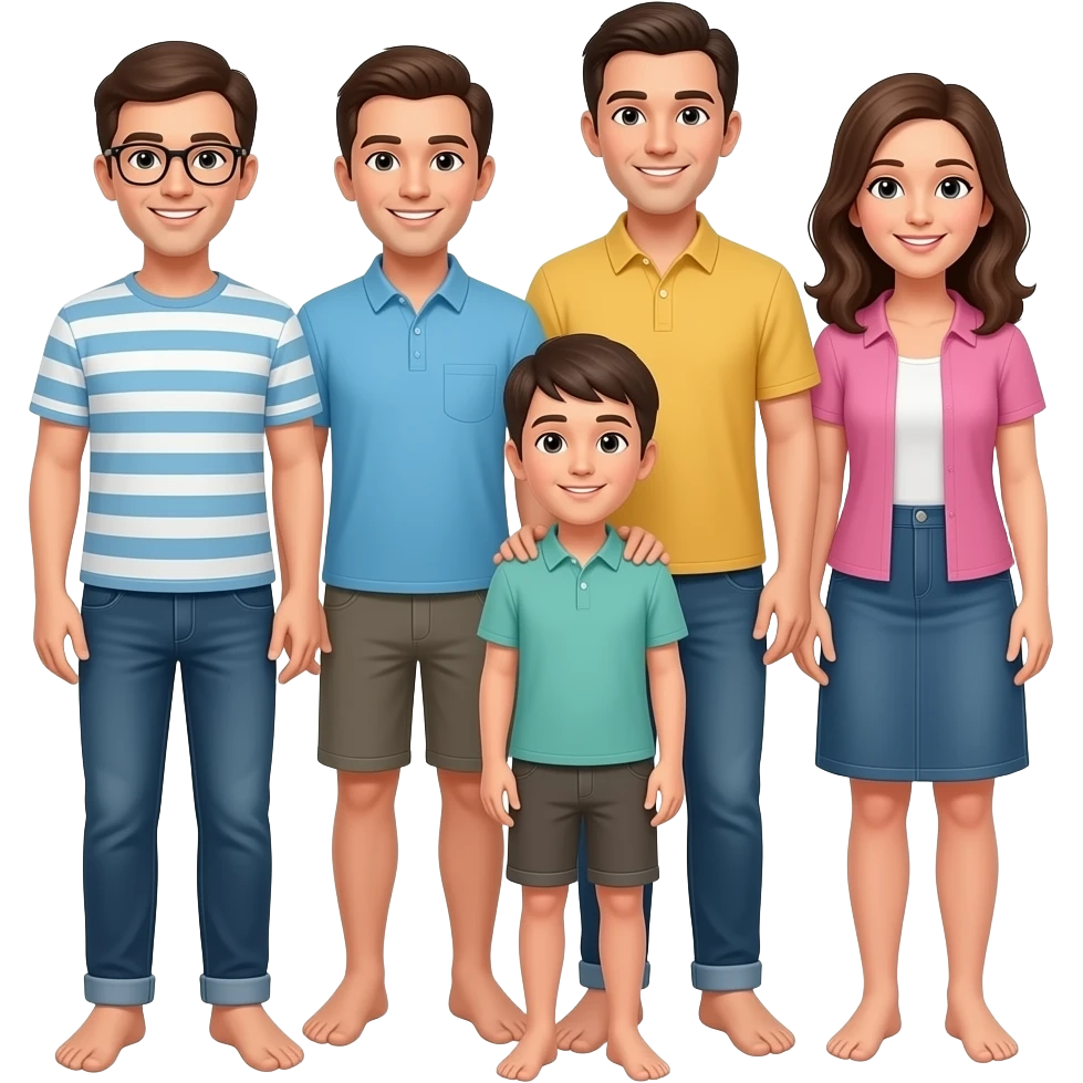 Familia Descalza emoji