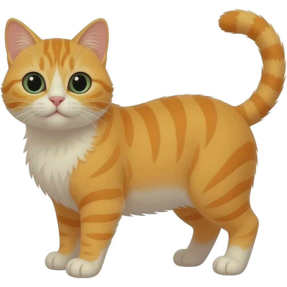 Orange cat emoji