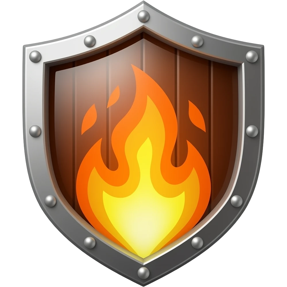 Magic Flame Shield emoji