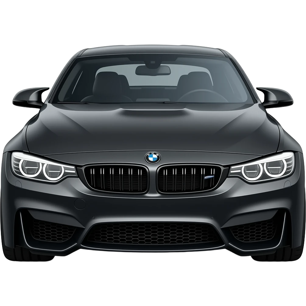 BMW M4 matte black emoji