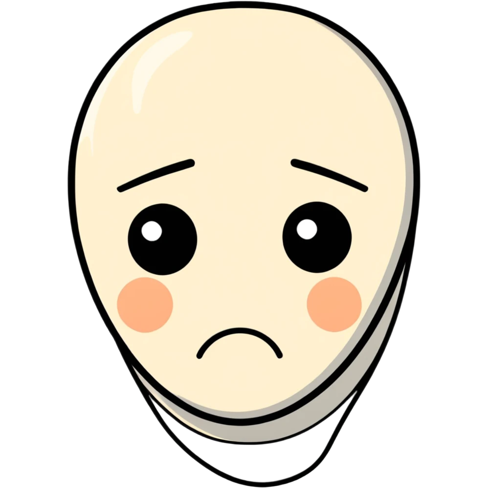 sad face emoji