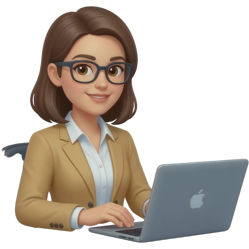 woman searching new hires emoji