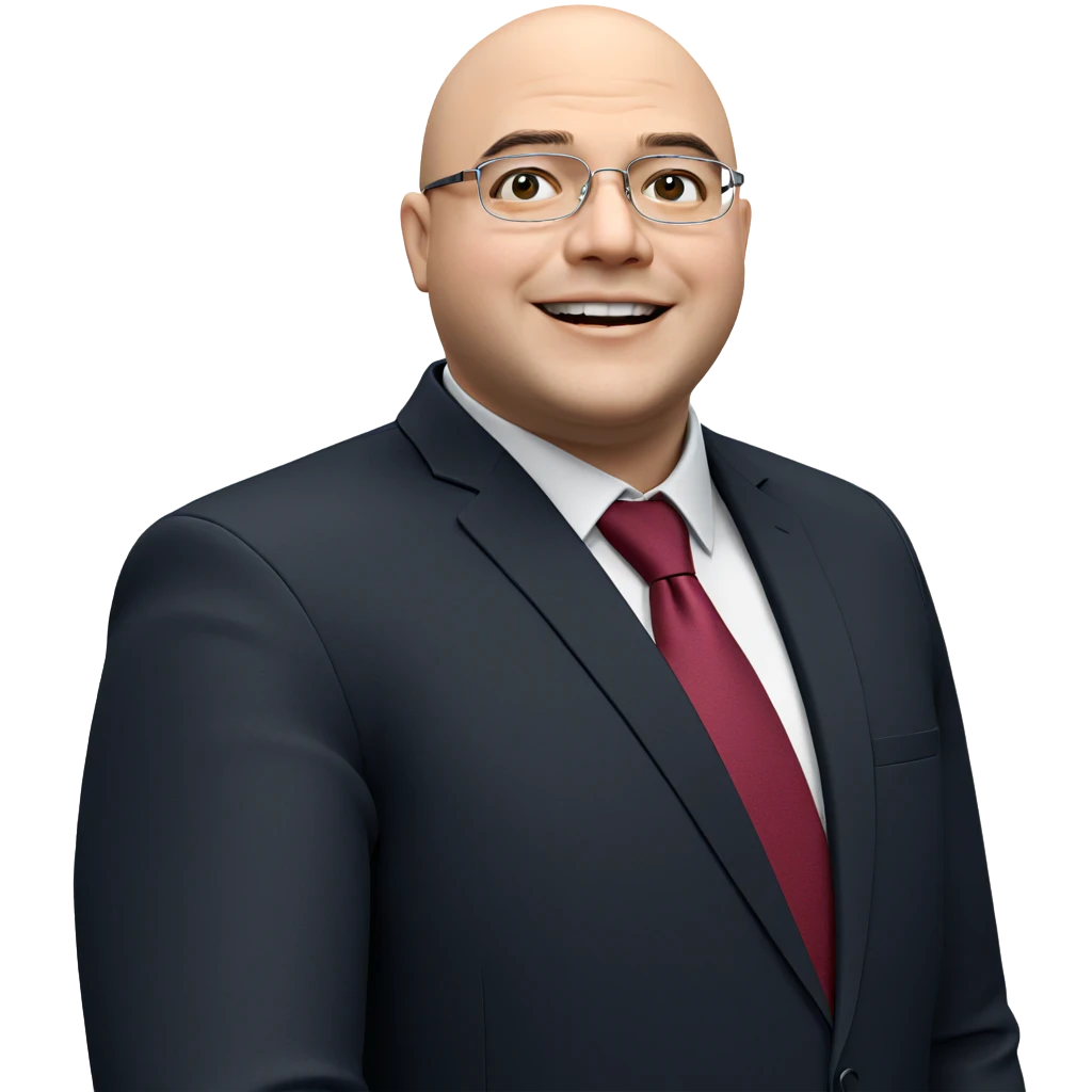 smiling man in formal wear emoji