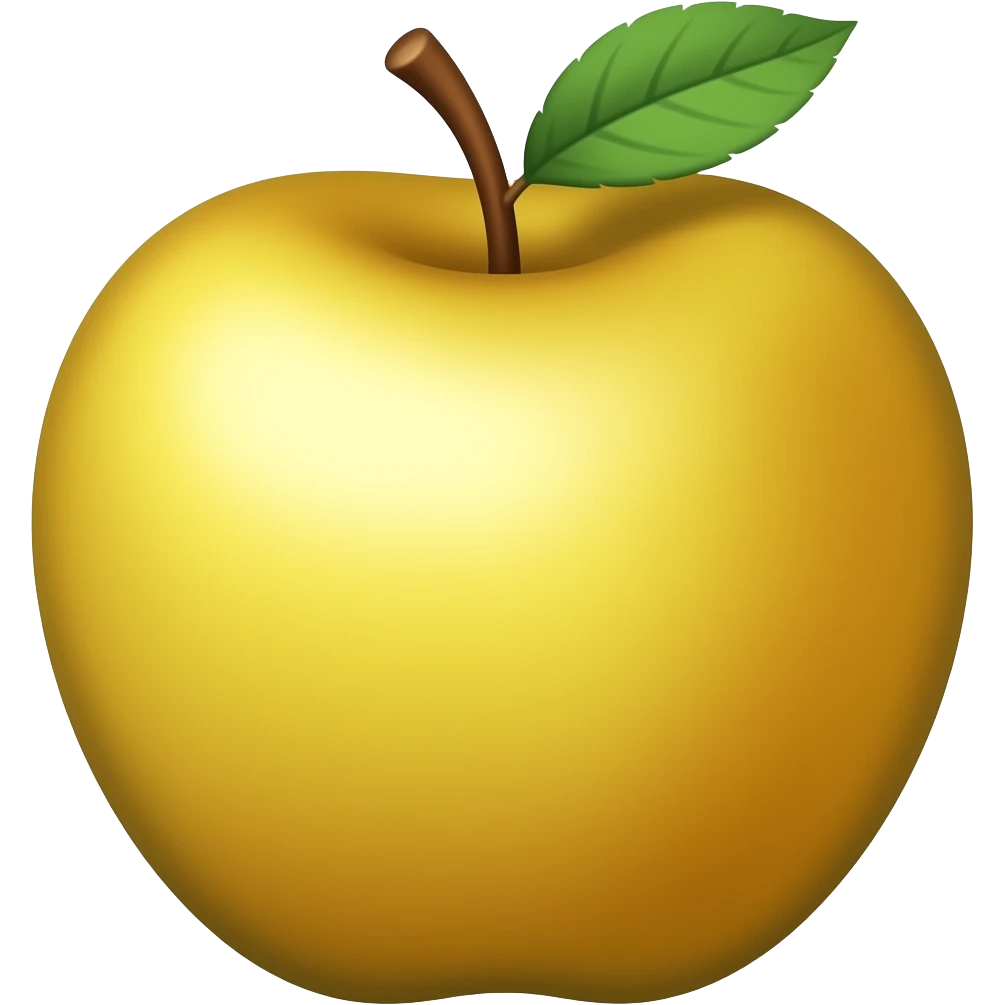 Golden apple emoji