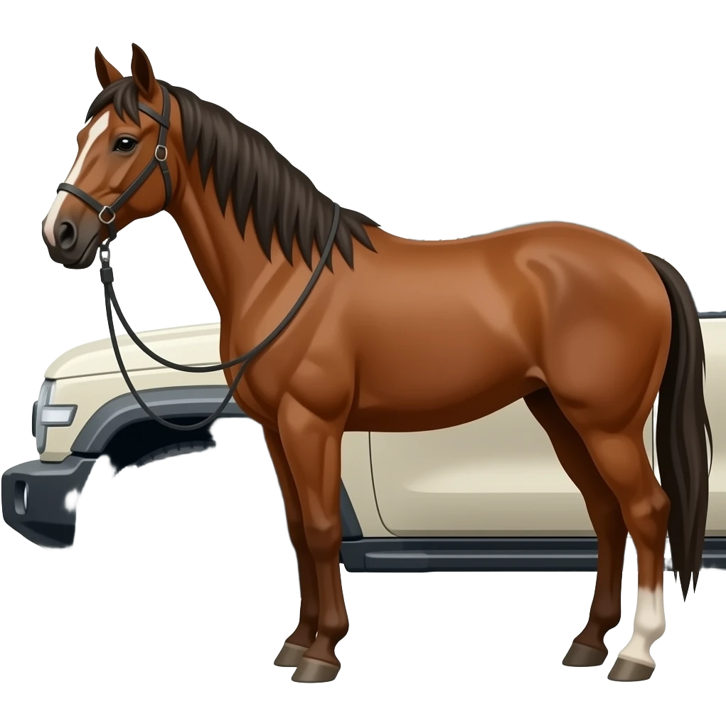 Thar and horse combine emoji