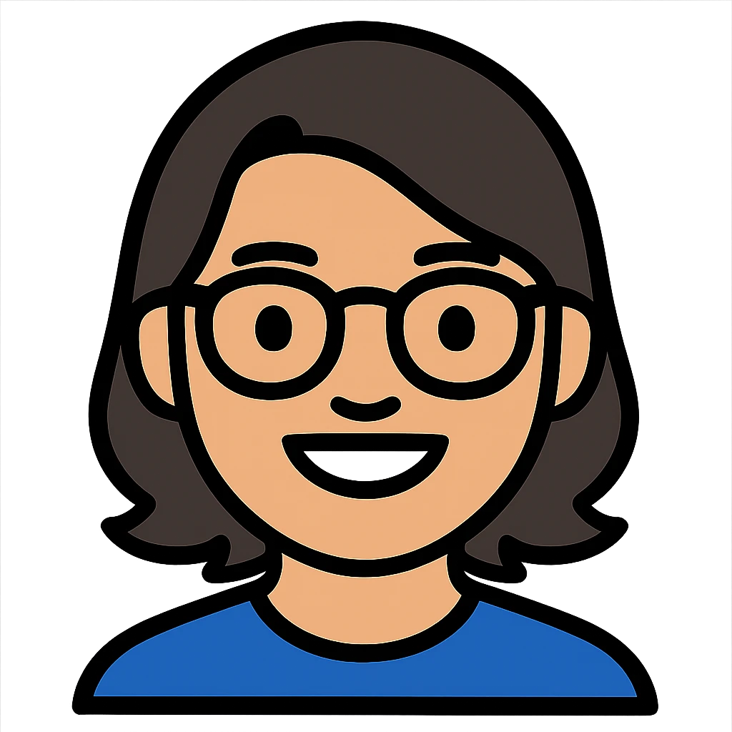 Make the male Asian face have longer hair, keep glasses, and maintain the current style with a transparent background. emoji