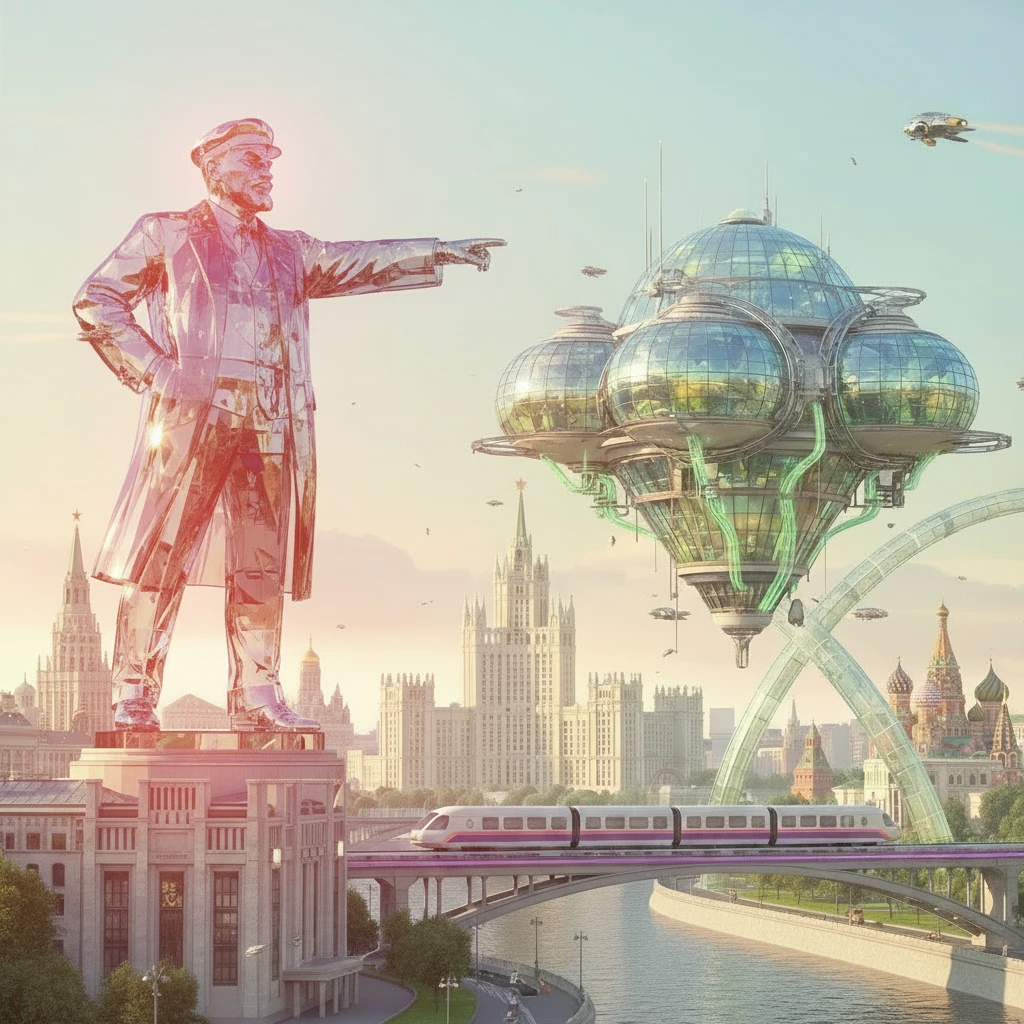 Добавь красную подсветку фигуре Ленина

Остальное оставь без изменений emoji