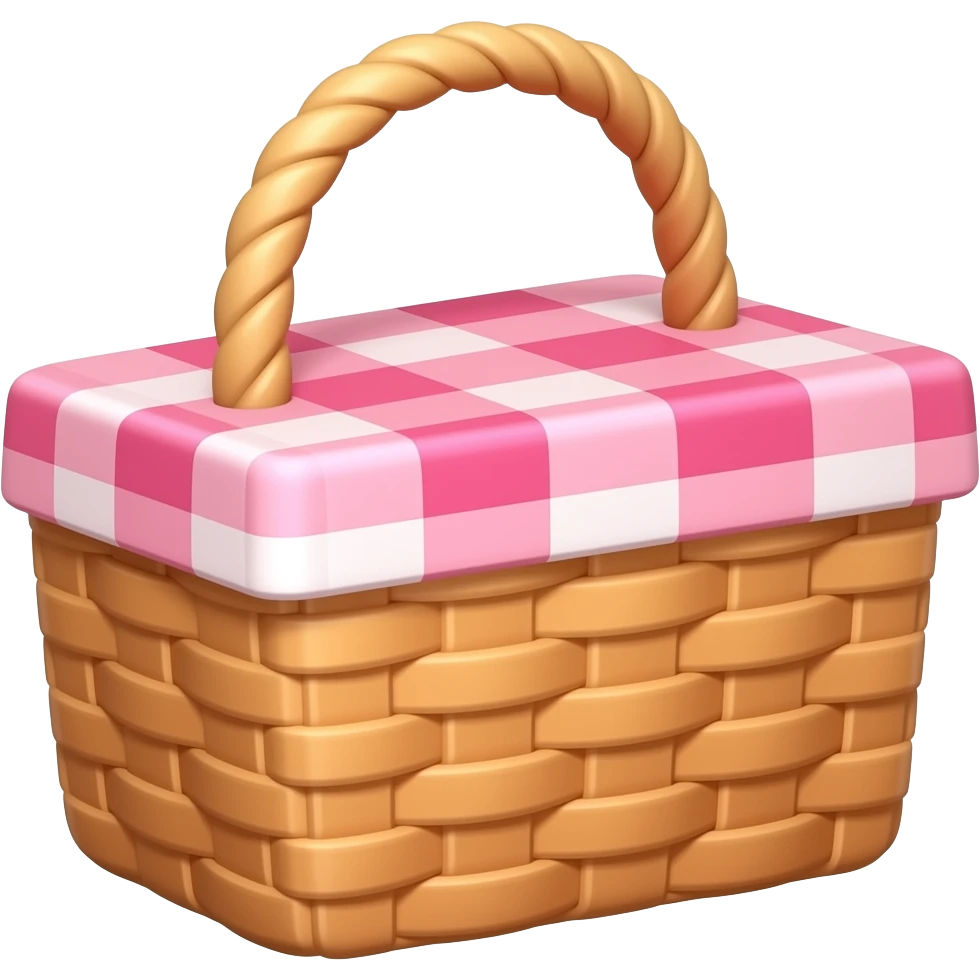 Pink Picnic basket emoji