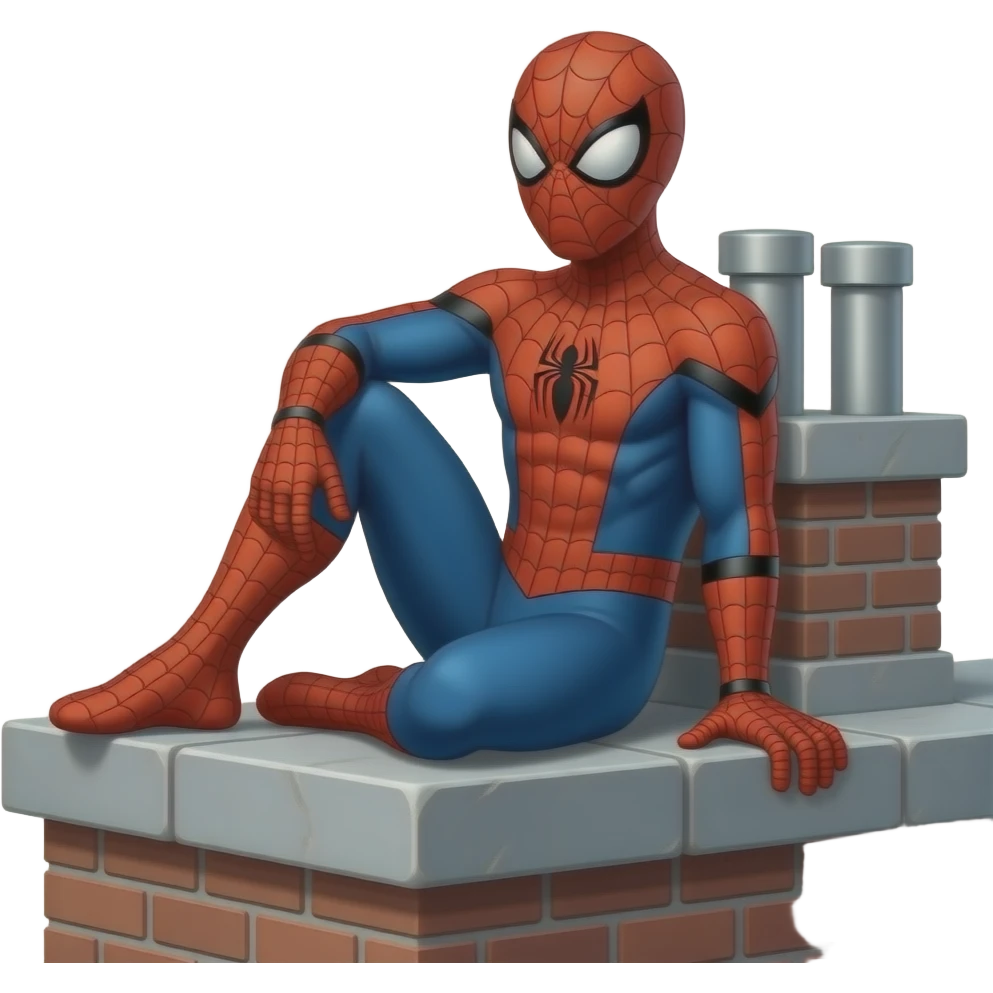 spidey man on break emoji