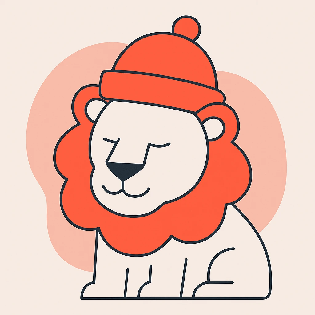 Sophie hat lion emoji
