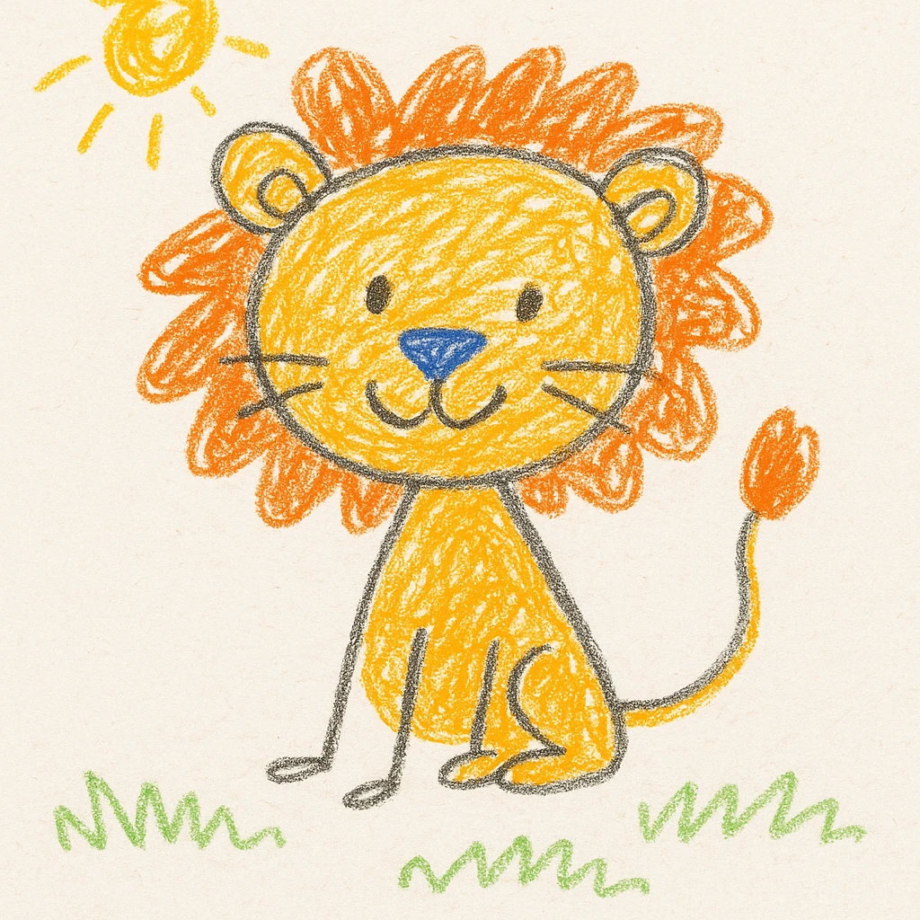 Lion cub emoji