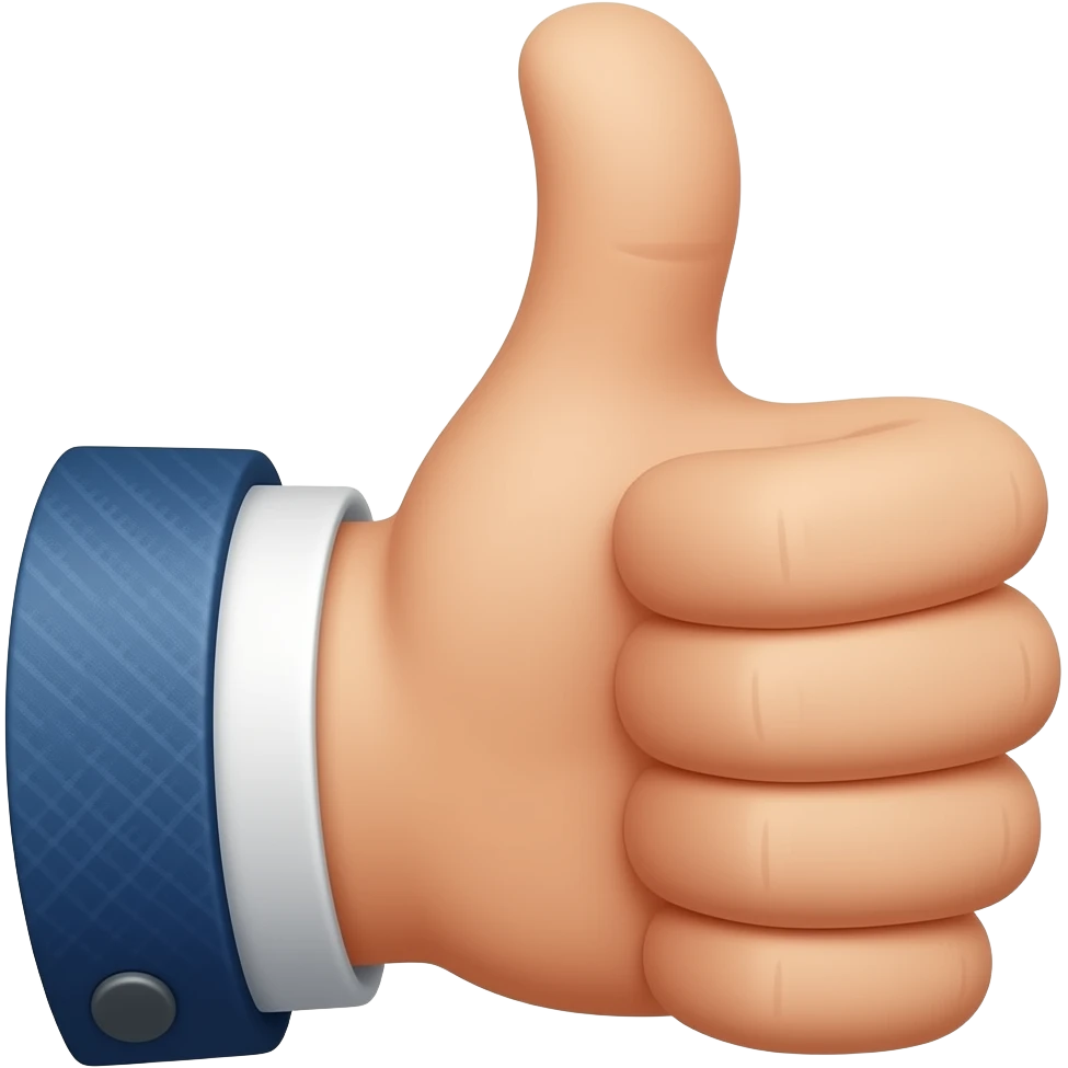 praising hand emoji