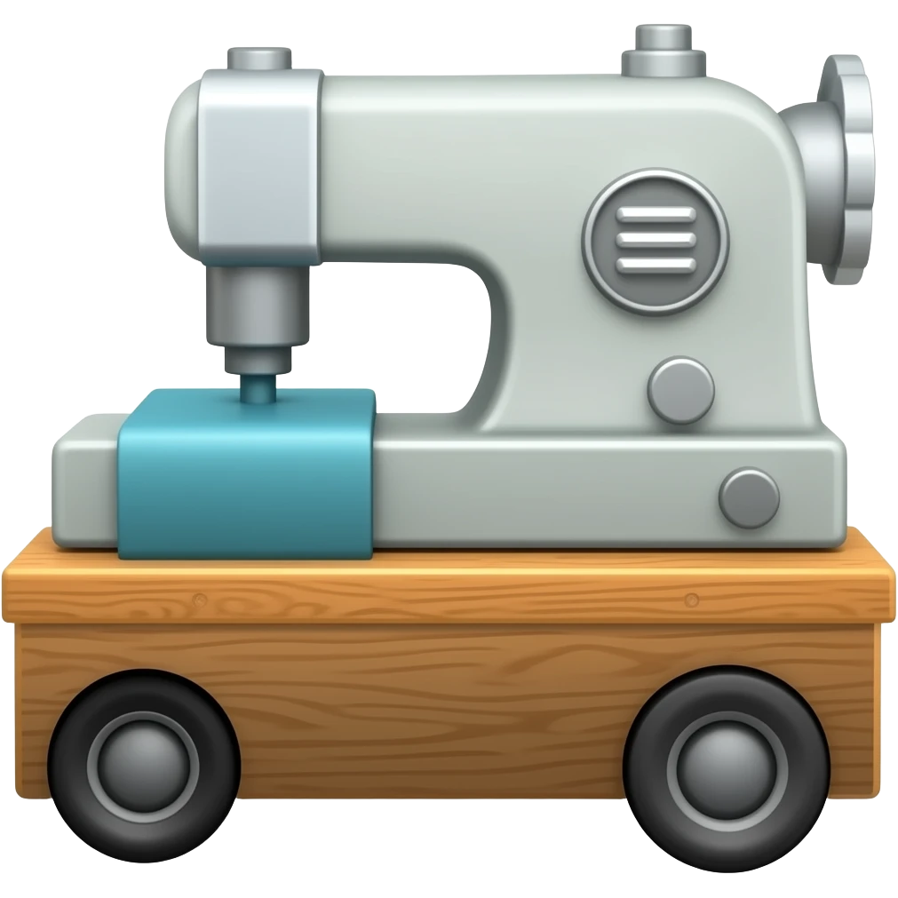 machine on wheels emoji