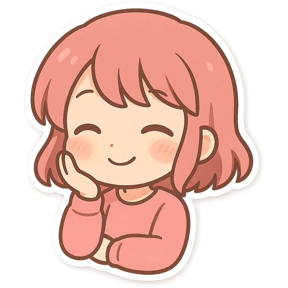 remove background, pink emoji