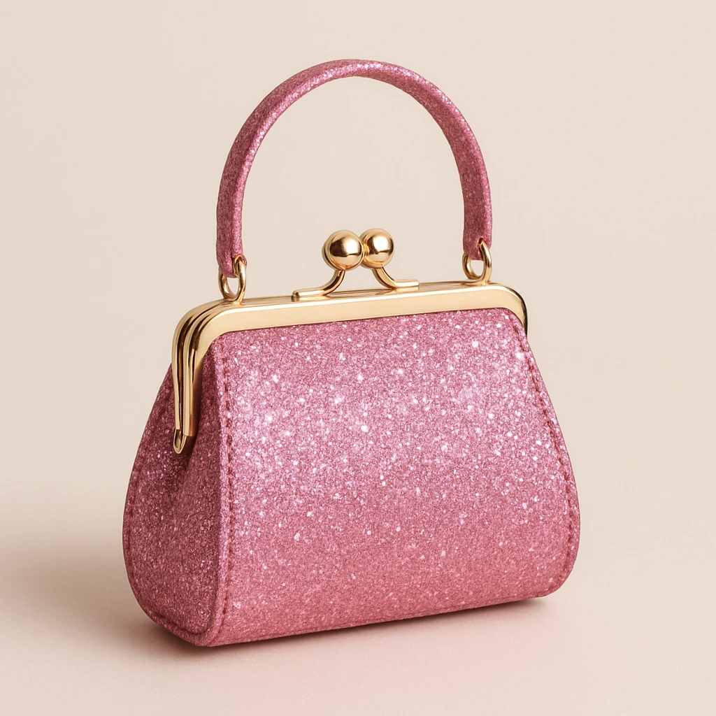 pink sparkling purse emoji