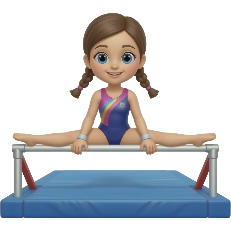 girl gimnast shtanga emoji