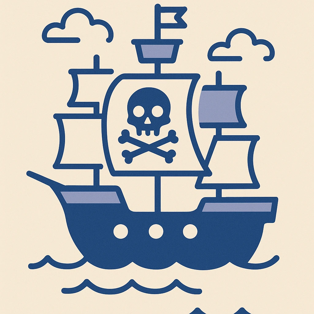 pirate ship emoji