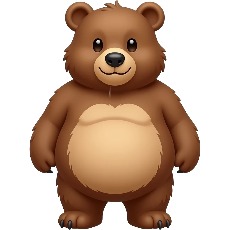 Happy Fat Bear emoji