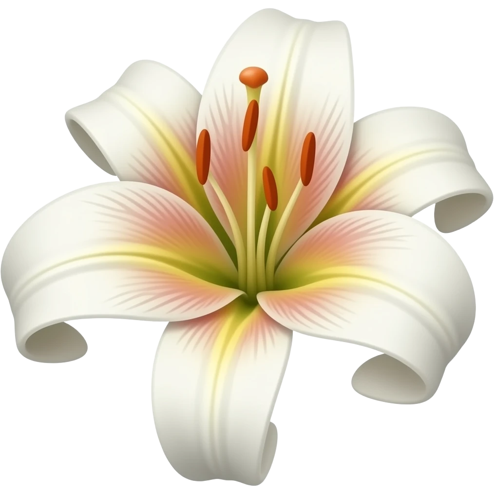 Create me this emoji spider lily flower emoji