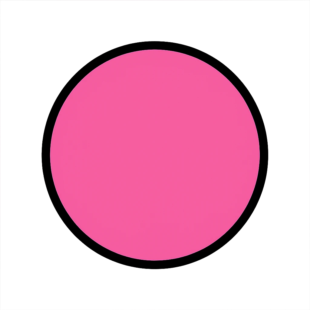 pink circle icon color style emoji