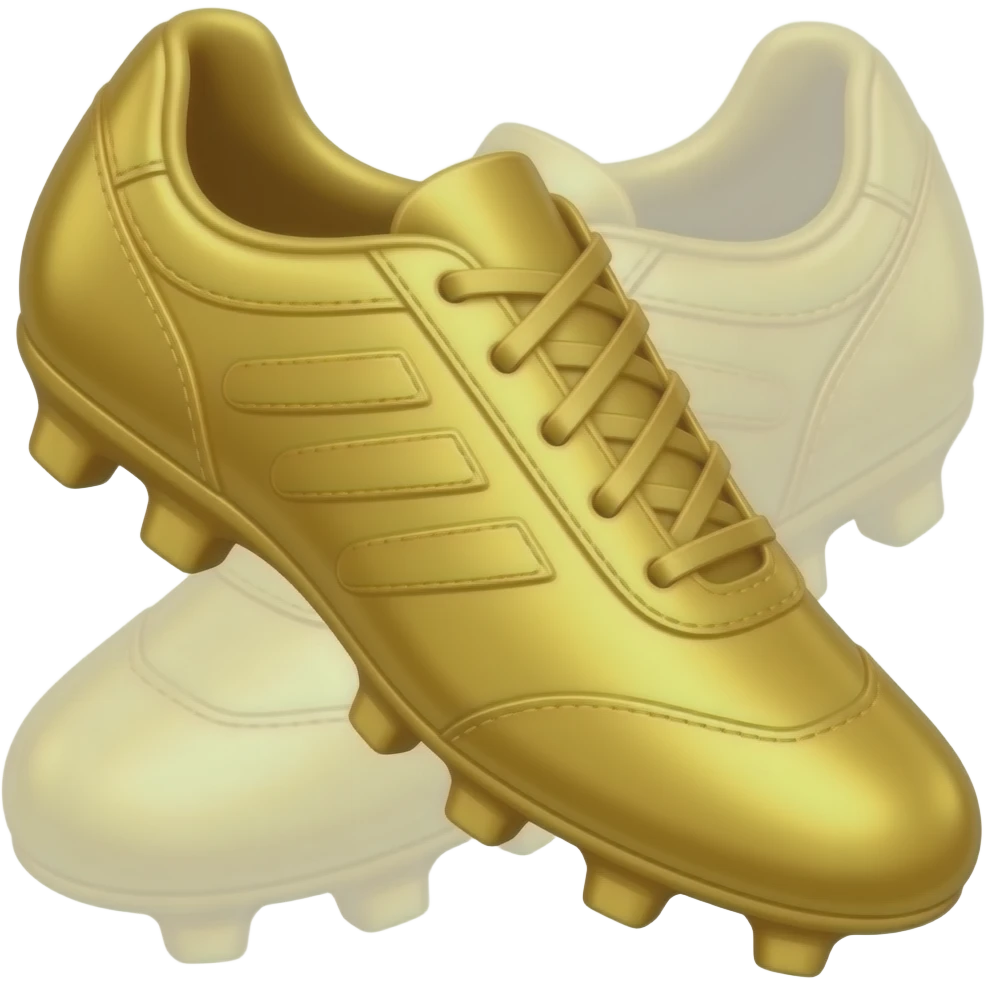 Golden cleats emoji