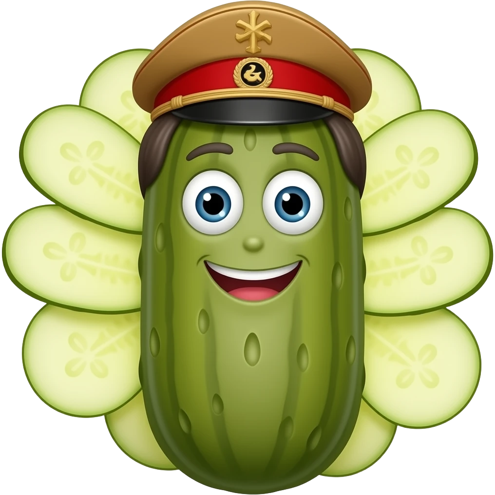 pickle hitler no like he is a pickle emoji