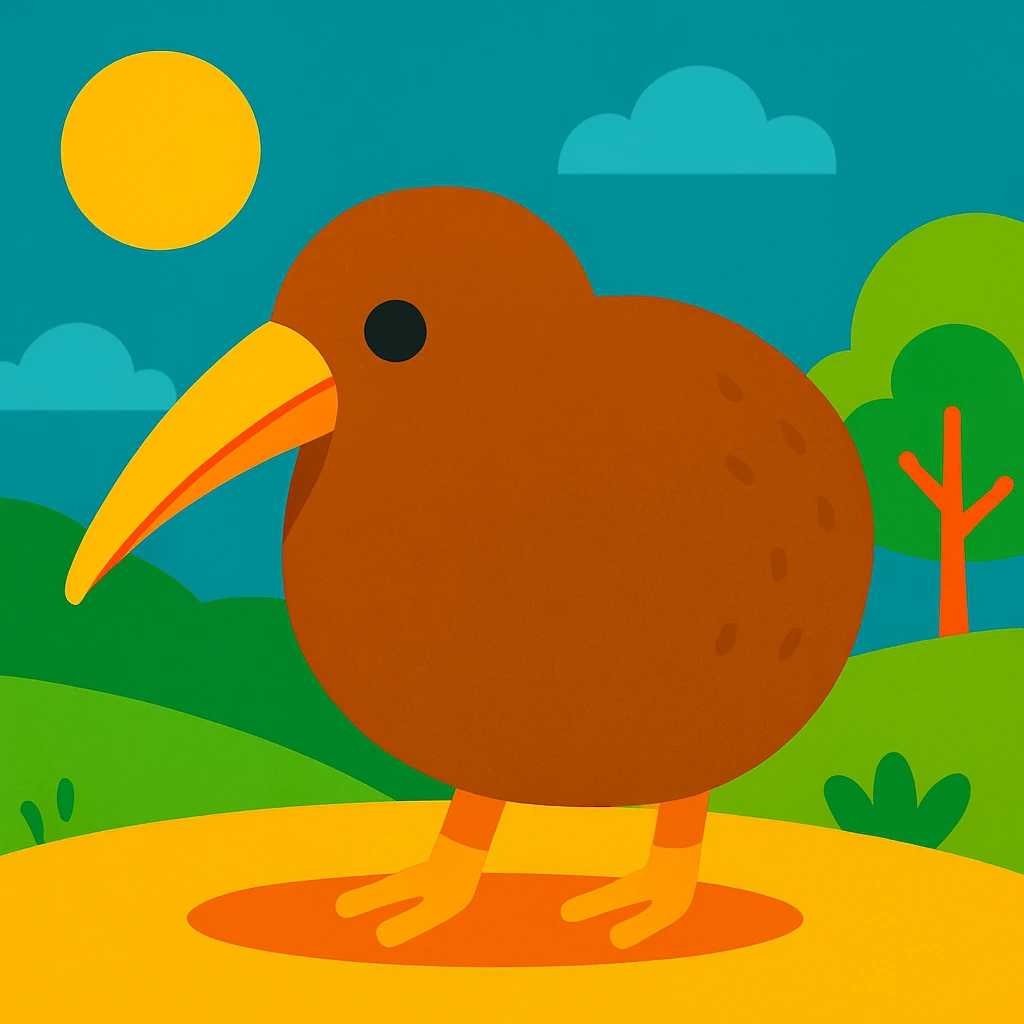 Bird kiwi emoji