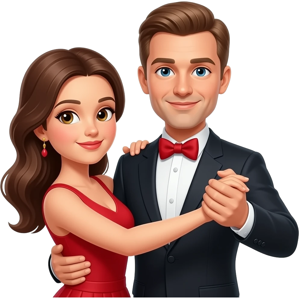 danse couple europpens emoji
