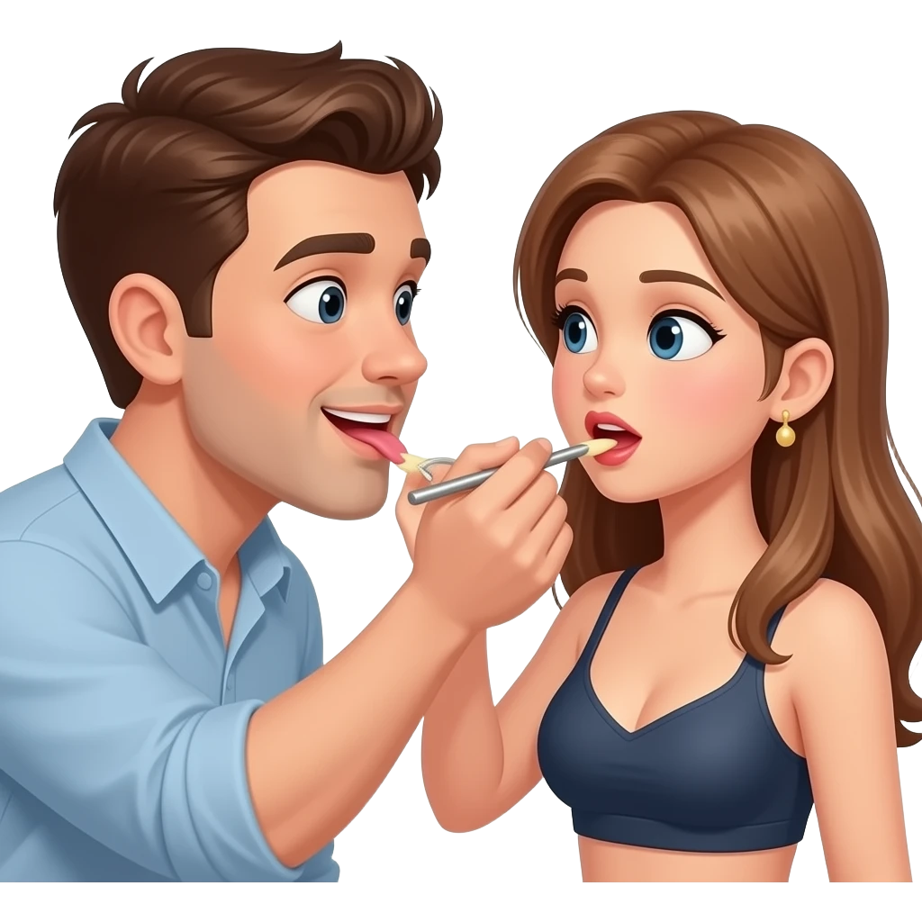 Guy eating out a girls pussy xxx emoji